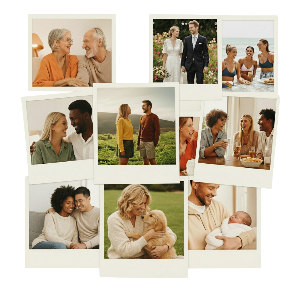 Momentos especiais - casamentos, famílias, casais